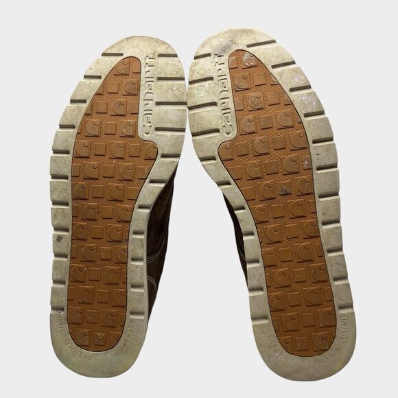 Carhartt Boots Mens 14 Wide Brown Waterproof Steel-Toe Moc Toe Wedge EH CMW6295 - Picture 11 of 13